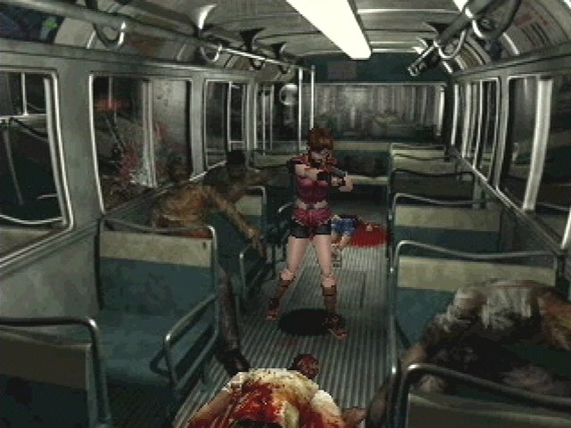 La película podría titularse "zombies en el bus".